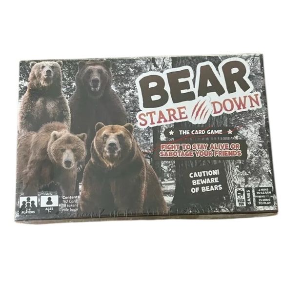 Bear Stare Down The Card Game - Boss Dog Games- New Factory Sealed - Picture 1 of 7